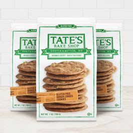 Gluten Free Ginger Zinger Cookies - Tate's Bake Shop