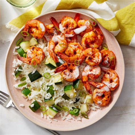 Cajun-Style Shrimp with Zucchini Rice & Creamy …