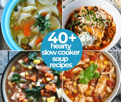 Slow Cooker Soup Recipes - Over 40 Hearty Soup …
