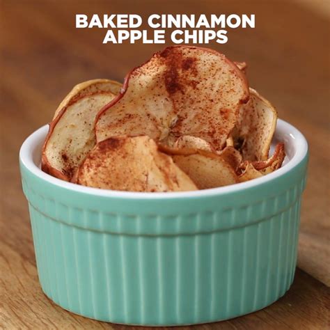 Baked Cinnamon Apple Chips Recipe by Tasty