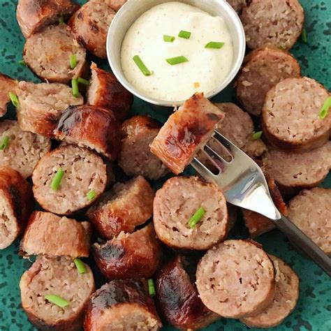 Grilled Bratwurst Bites - My Casual Pantry
