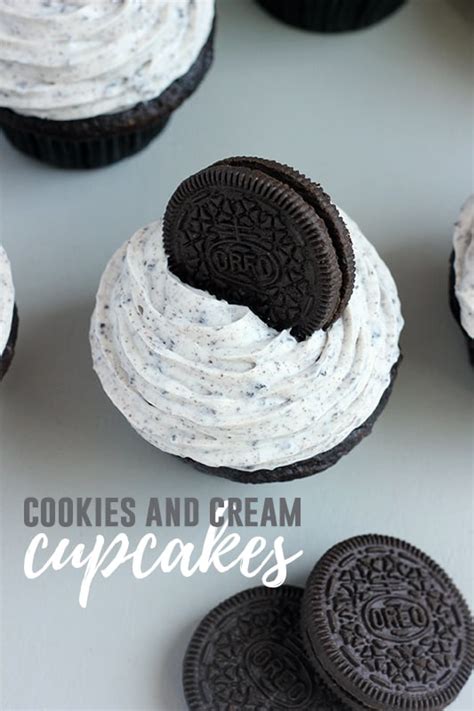 Oreo Cookies and Cream Cupcakes- Cake Mix Hack - One …