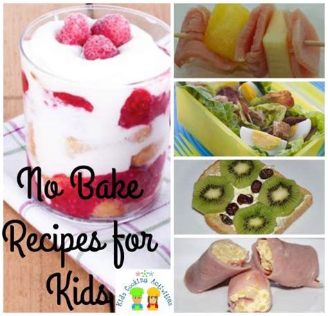 Easy No Bake Recipes - Kids Cooking Activities
