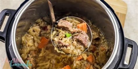 The Best Instant Pot Corned Beef & Cabbage Soup