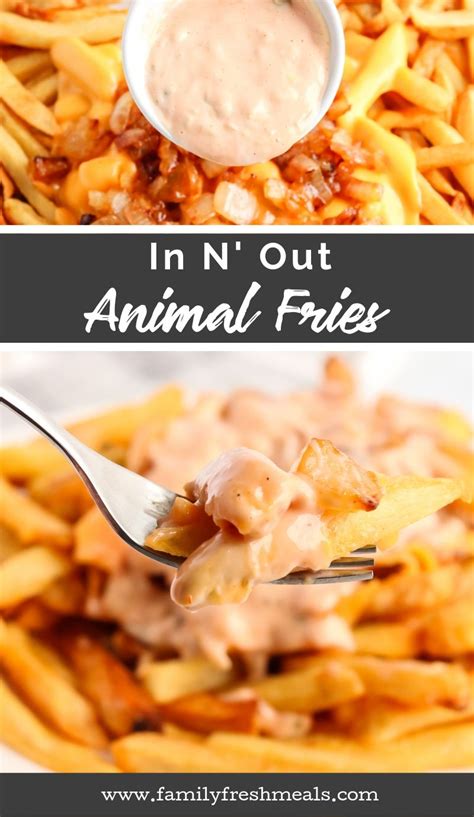 Copycat In N Out Animal Fries - Family Fresh Meals