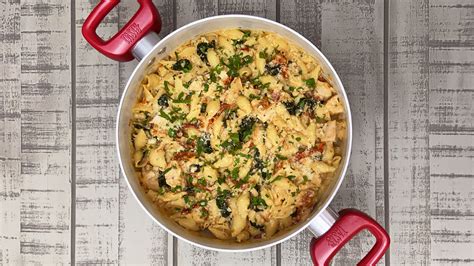 Creamy Tuscan Chicken Mac And Cheese Recipe by Tasty