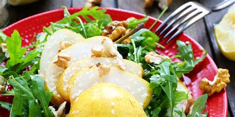 Arugula and Roasted Pear Salad Recipe | Epicurious