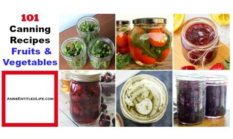 101 Canning Recipes for Fruits and Vegetables from Your …