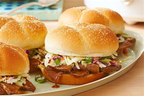 Texas-Style BBQ Beef Brisket Sandwiches - My Food …
