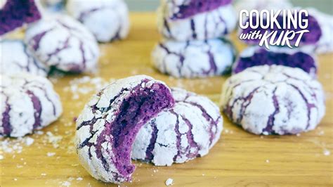 Ube Crinkle Cookies: Fudgy Purple Yam with Soft …