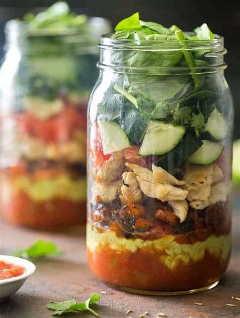 Taco Mason Jar Salad Recipe | Food Faith Fitness