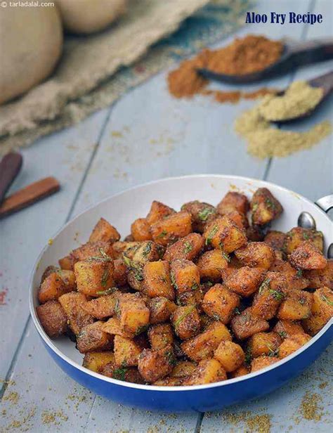 Aloo Fry Recipe, How To Make Potato Fry - Tarla Dalal