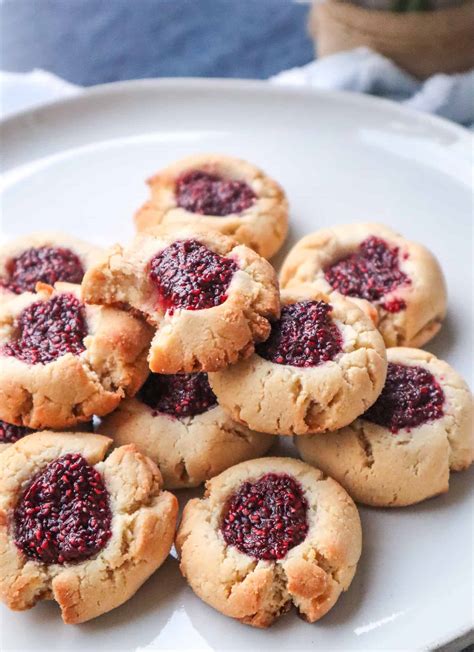 Gluten-Free Thumbprint Cookies with Raspberry Jam