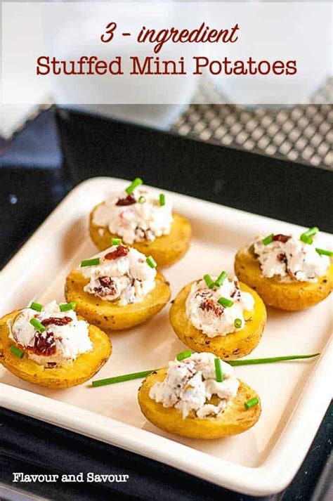 Easy 3-Ingredient Stuffed Mini Potatoes - Flavour and …