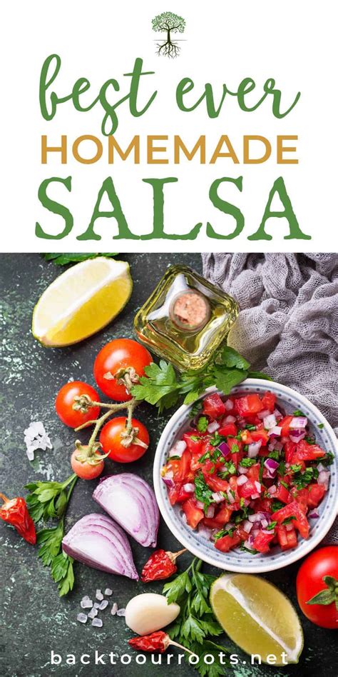 The Best Homemade Salsa Recipe {for Canning} - Back to …