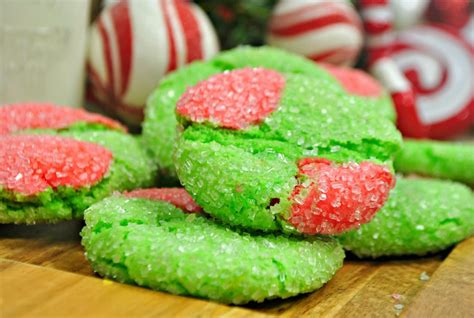 Grinch Themed Christmas Crinkle Cookies Recipe | The …