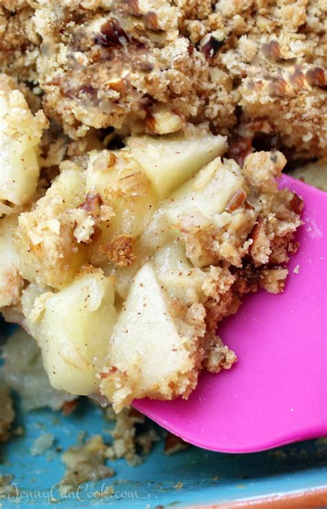 Healthier Apple Crisp, Easy Apple Crisp | Jenny Can Cook