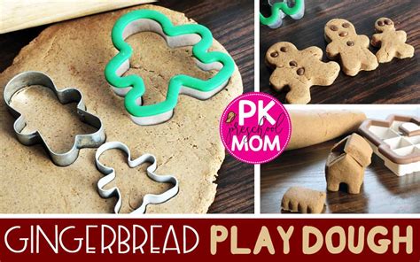 Gingerbread Playdough Recipe - Preschool Mom
