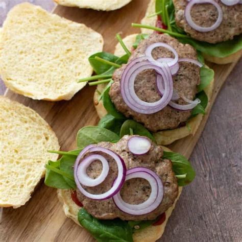 Easy Baked Turkey Burgers (So Delicious!) - Hint of Healthy