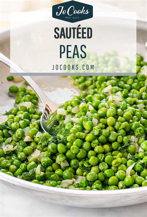 Sautéed Peas - Jo Cooks