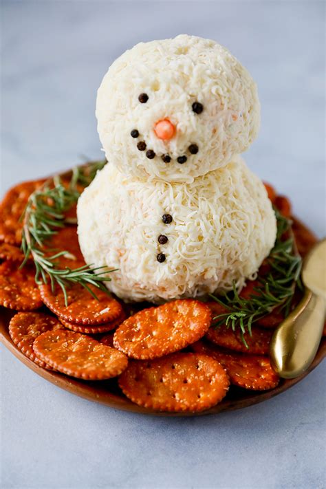 Snowman Cheese Ball Easy Christmas Appetizer - No. 2 …