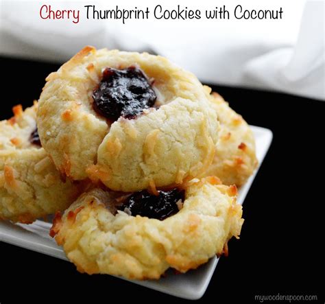 Recipe: Cherry Thumbprint Cookies with Coconut - A Cowboy's Wife