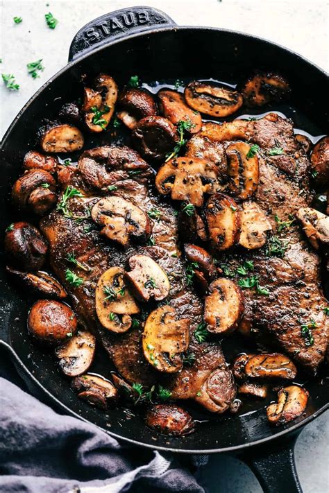 Garlic Butter Herb Steak and Mushrooms | The Recipe …