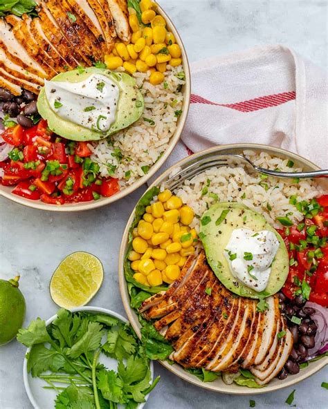 The BEST Chicken Burrito Bowl Recipe | Healthy Fitness …