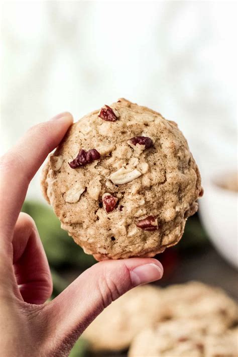 Maple Pecan Oatmeal Cookies (gluten-free, dairy-free …