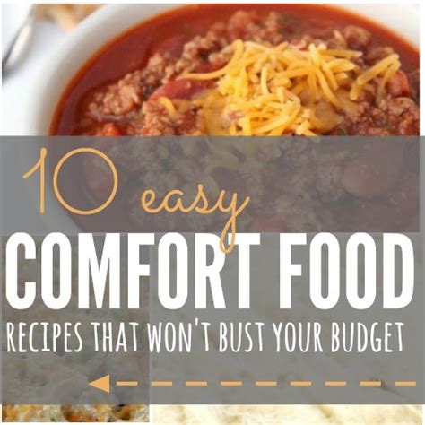 10 Easy Comfort Food Recipes - One Crazy Mom