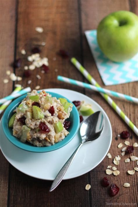 10-Minute, No-Cook Overnight Oats with Apples, …