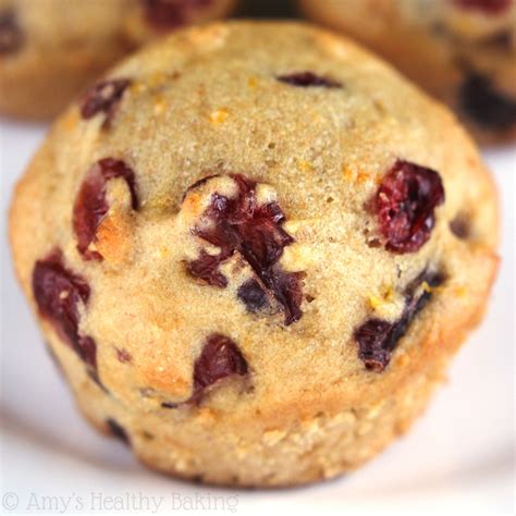 Cranberry Orange Muffins - Amy's Healthy Baking