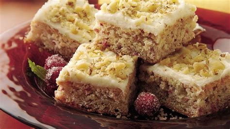 Cranberry Bars with Cream Cheese Frosting Recipe