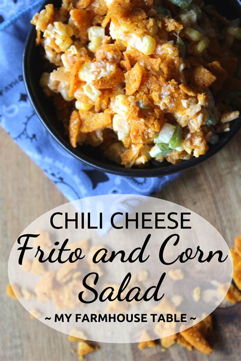 Chili Cheese Frito Corn Salad - My Farmhouse Table
