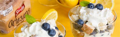 Lemon Blueberry Parfait Recipe | Sara Lee Bread