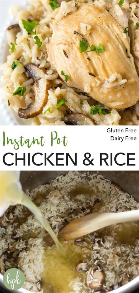 Instant Pot Chicken Thighs & Rice (GF, DF) | Hot Pan Kitchen