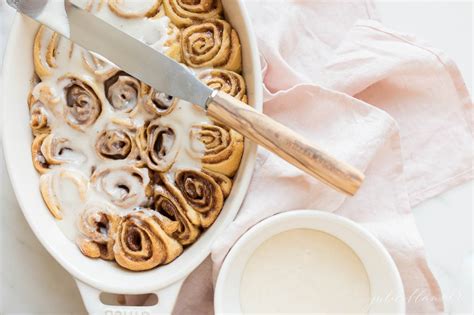 Best Cinnamon Roll Icing | Julie Blanner
