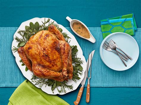 Roast Turkey with Mustard-Maple Glaze Recipe - Food …