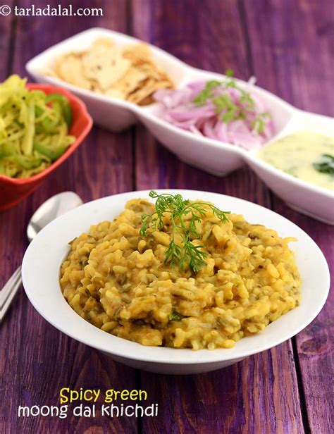 green moong dal khichdi recipe | moong dal and rice …