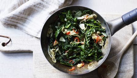 Curly kale (or cavolo nero) with rosemary and chilli …