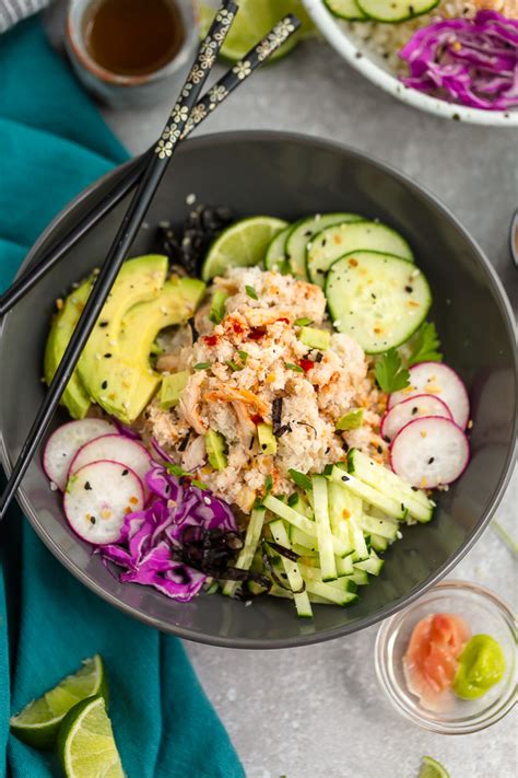 Low Carb Sushi Roll Bowls - Life Made Keto