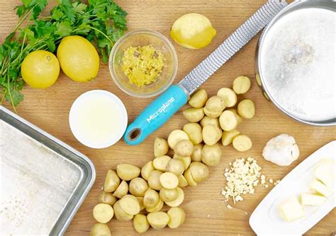 Roasted Lemon Parsley Butter Potatoes - SAVOR With …