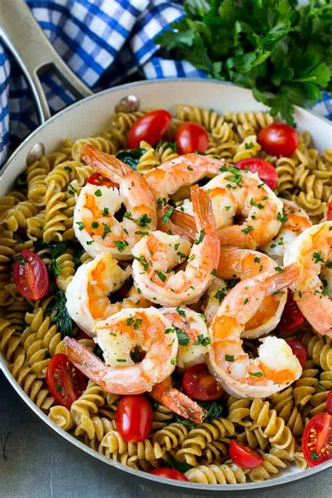 Shrimp and Spinach Pasta - Healthyand Easy Pasta Recipe