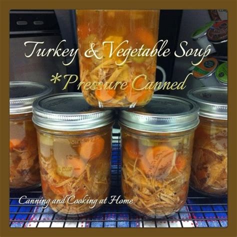 turkey & vegetable soup *pressure canned - Canning …