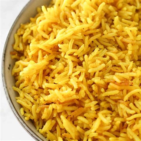 Turmeric Rice {Yellow Basmati Rice} - Cook it Real Good