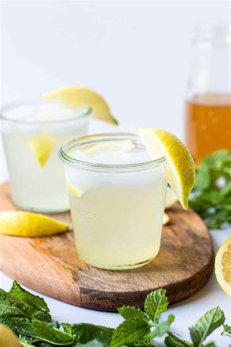 Lemon Honey Vodka Cocktail - Lexi's Clean Kitchen