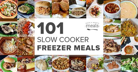 101 Freezable Slow Cooker Recipes | Once A Month …
