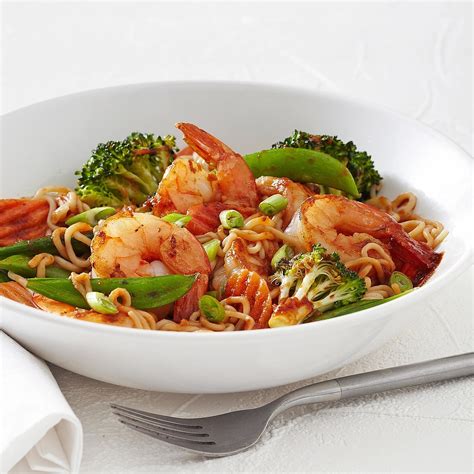 Asian Stir-Fry with Shrimp Recipe | EatingWell