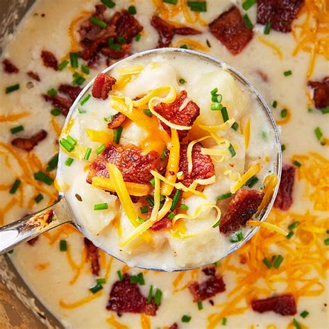 Loaded Baked Potato Soup – Instant Pot Recipes