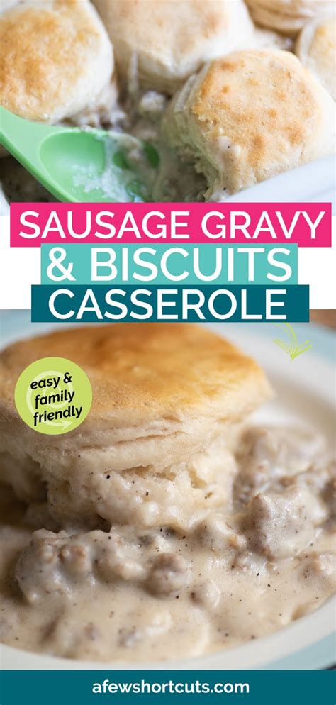 Sausage Gravy & Biscuits Casserole Recipe - A Few …